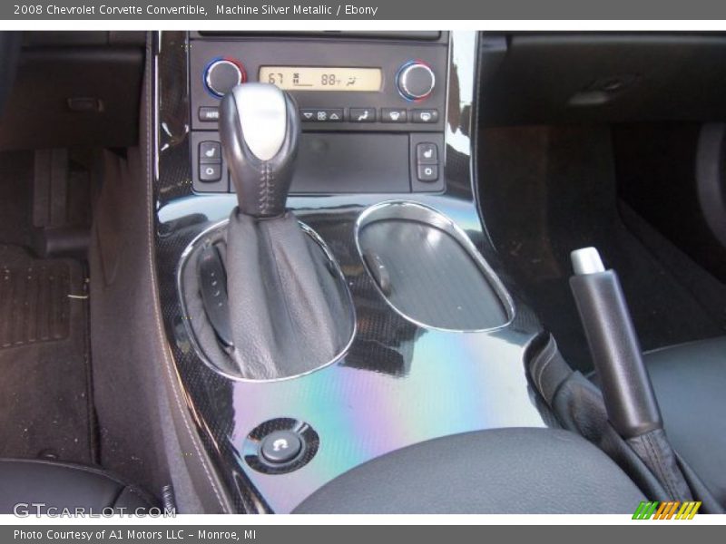 Machine Silver Metallic / Ebony 2008 Chevrolet Corvette Convertible