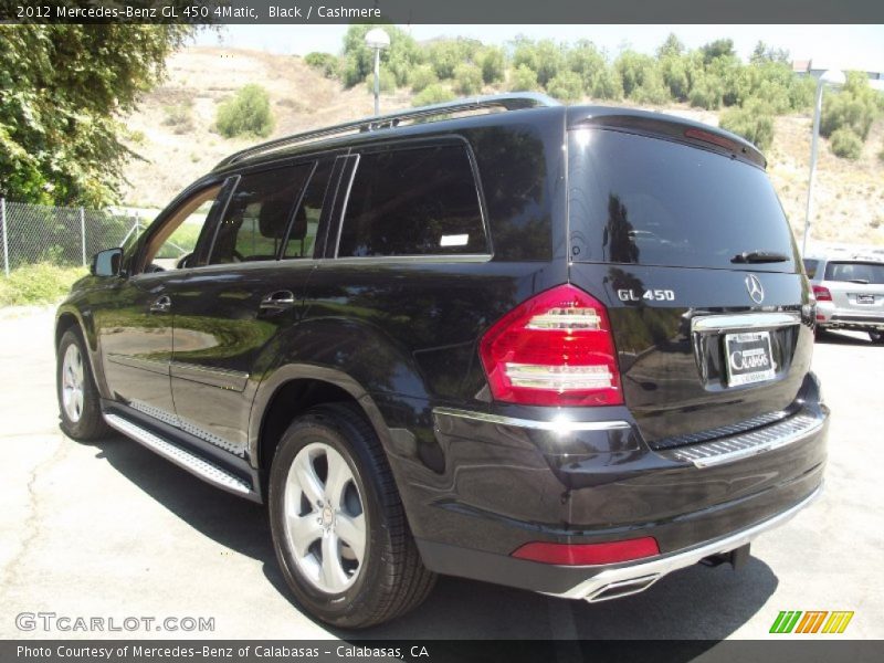 Black / Cashmere 2012 Mercedes-Benz GL 450 4Matic