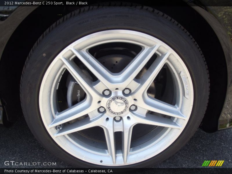 Black / Black 2012 Mercedes-Benz C 250 Sport
