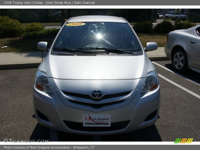 Silver Streak Mica / Dark Charcoal 2008 Toyota Yaris S Sedan