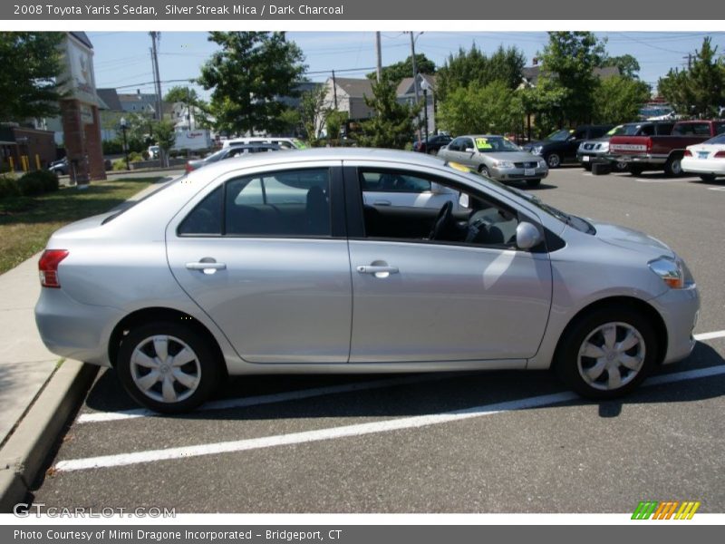 Silver Streak Mica / Dark Charcoal 2008 Toyota Yaris S Sedan