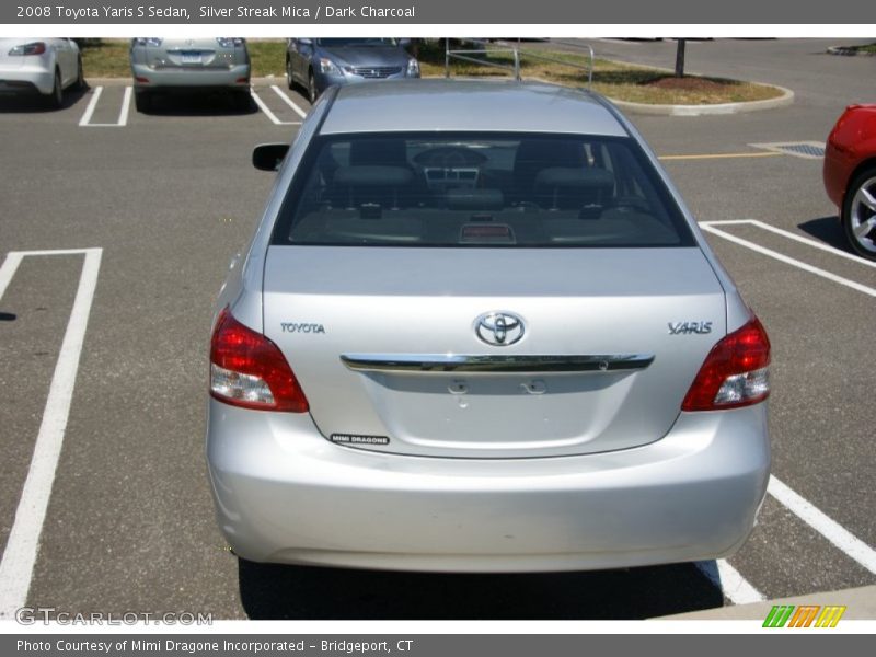 Silver Streak Mica / Dark Charcoal 2008 Toyota Yaris S Sedan