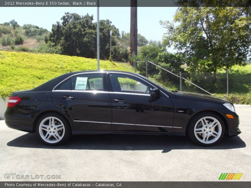 Black / Black 2012 Mercedes-Benz E 350 Sedan