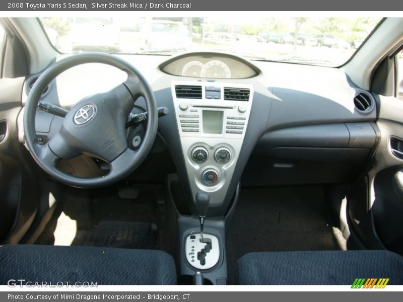 Silver Streak Mica / Dark Charcoal 2008 Toyota Yaris S Sedan