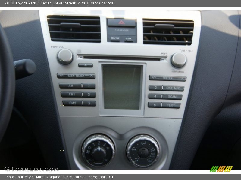 Silver Streak Mica / Dark Charcoal 2008 Toyota Yaris S Sedan