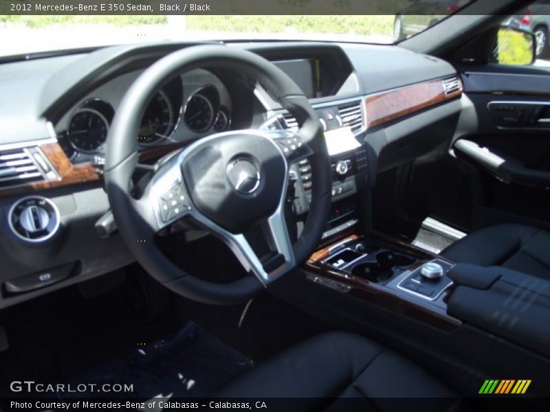 Black / Black 2012 Mercedes-Benz E 350 Sedan