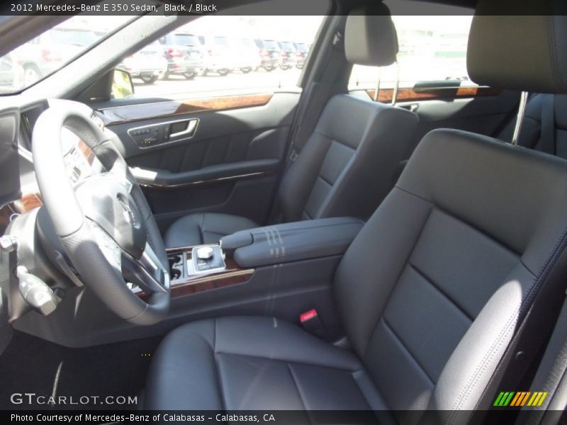 Black / Black 2012 Mercedes-Benz E 350 Sedan
