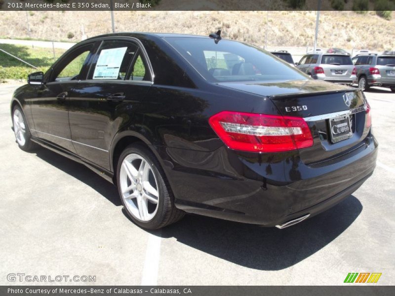 Black / Black 2012 Mercedes-Benz E 350 Sedan