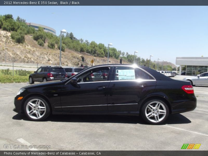 Black / Black 2012 Mercedes-Benz E 350 Sedan