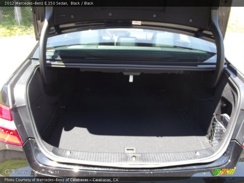 Black / Black 2012 Mercedes-Benz E 350 Sedan