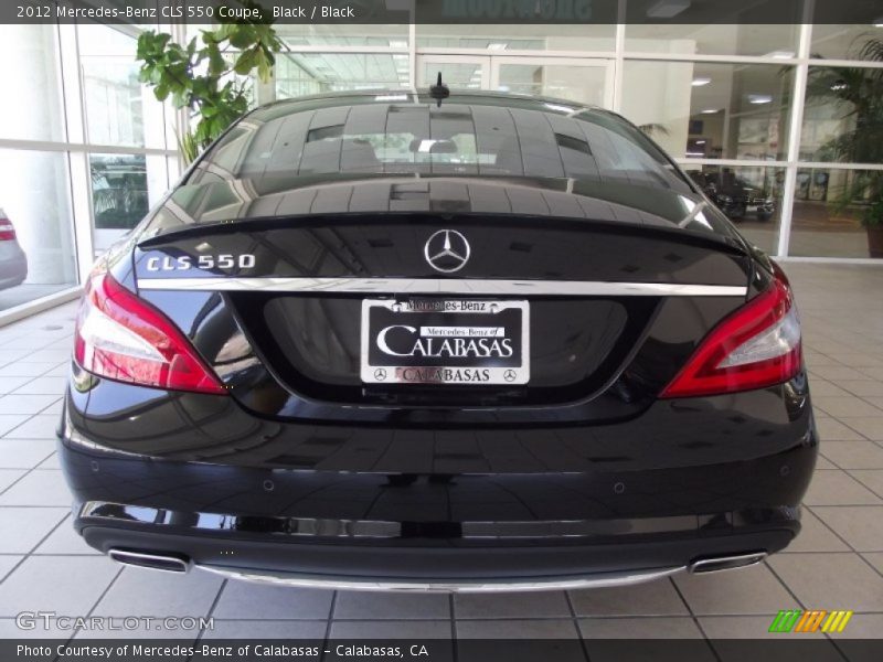 Black / Black 2012 Mercedes-Benz CLS 550 Coupe