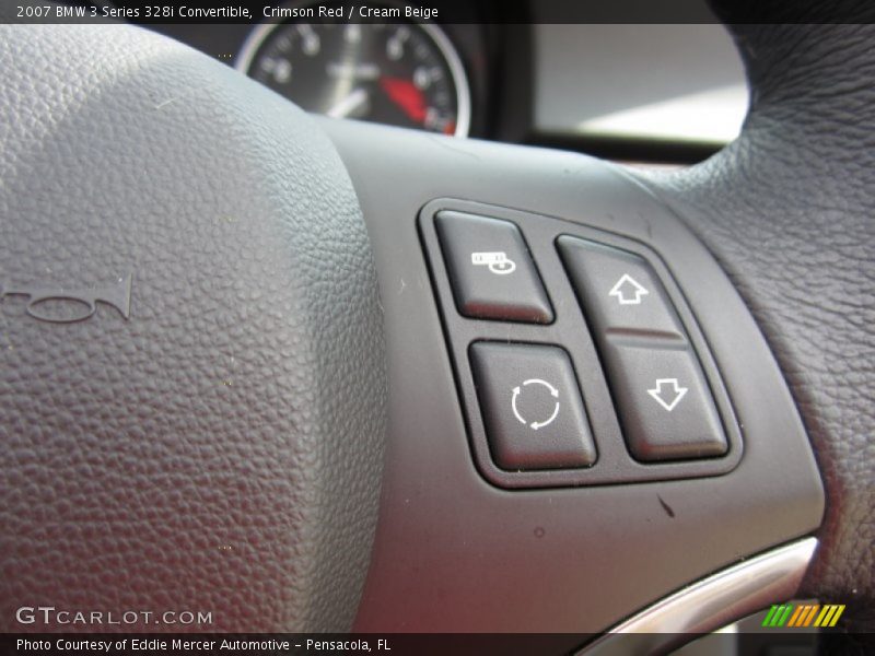 Crimson Red / Cream Beige 2007 BMW 3 Series 328i Convertible