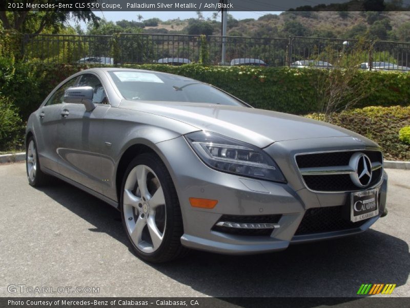 Palladium Silver Metallic / Ash/Black 2012 Mercedes-Benz CLS 550 Coupe