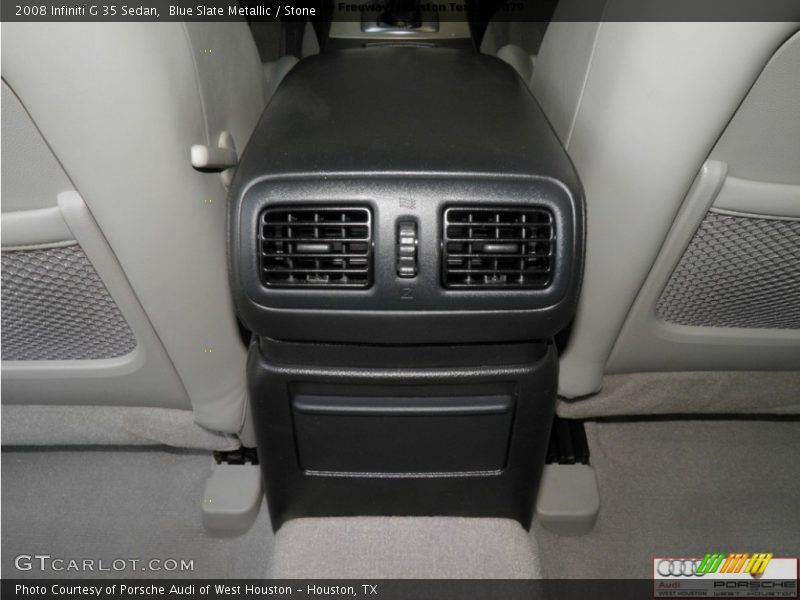 Blue Slate Metallic / Stone 2008 Infiniti G 35 Sedan