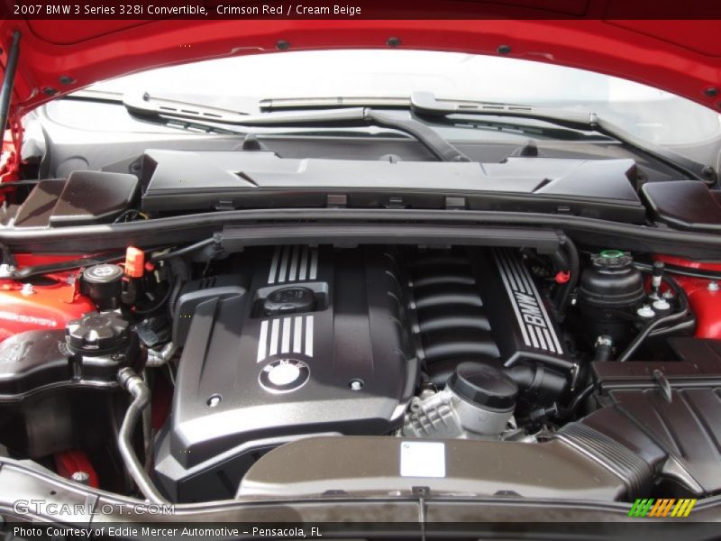Crimson Red / Cream Beige 2007 BMW 3 Series 328i Convertible