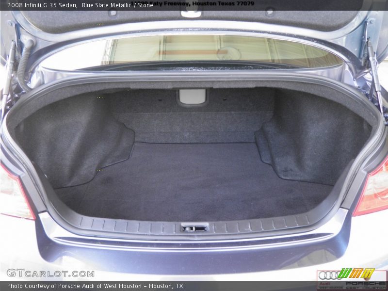 Blue Slate Metallic / Stone 2008 Infiniti G 35 Sedan