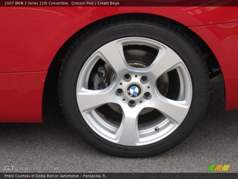 Crimson Red / Cream Beige 2007 BMW 3 Series 328i Convertible