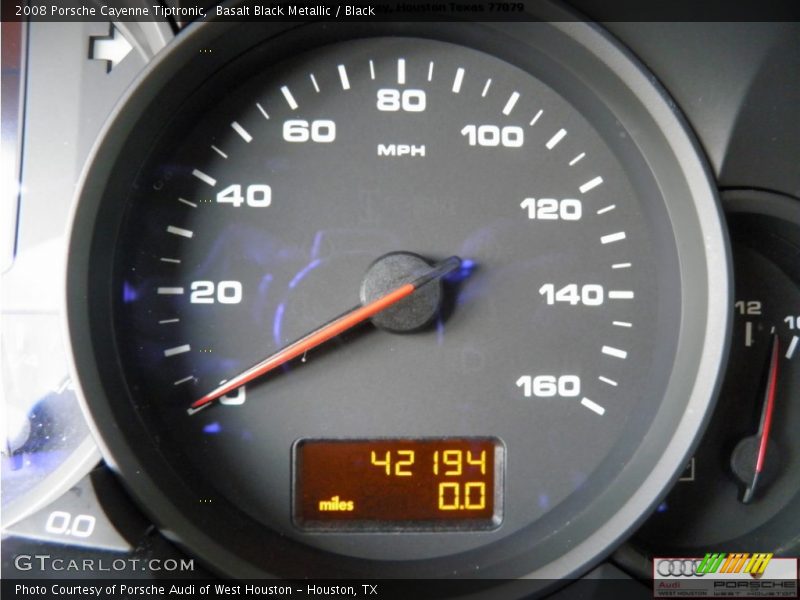 Basalt Black Metallic / Black 2008 Porsche Cayenne Tiptronic