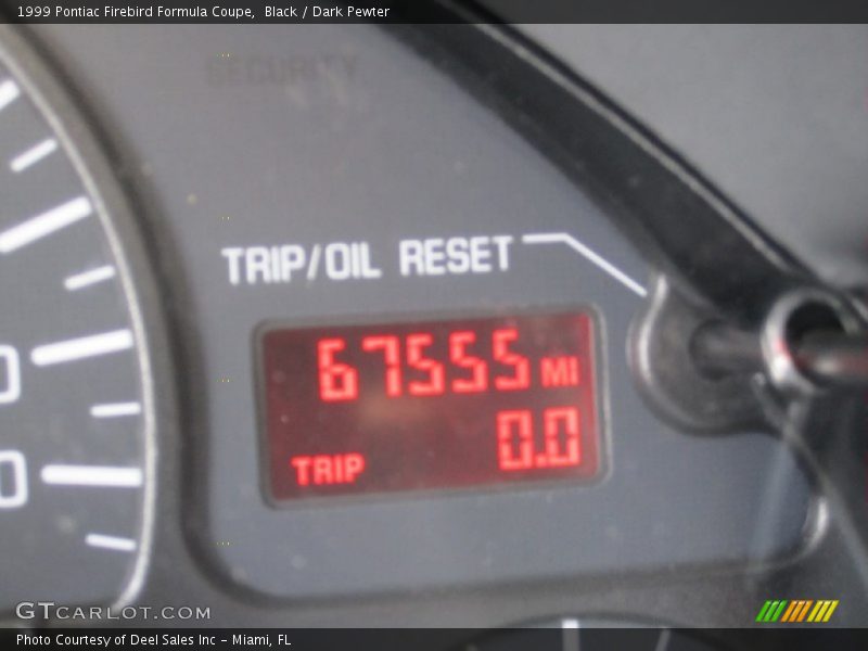 Black / Dark Pewter 1999 Pontiac Firebird Formula Coupe