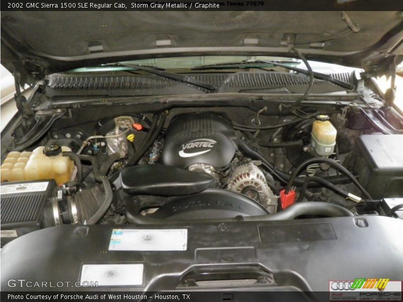 Storm Gray Metallic / Graphite 2002 GMC Sierra 1500 SLE Regular Cab