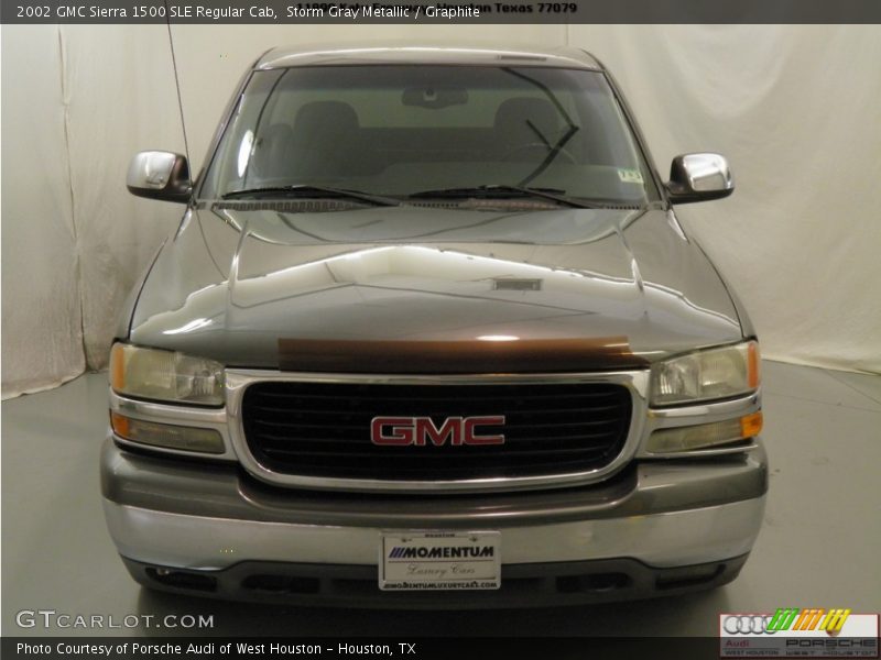 Storm Gray Metallic / Graphite 2002 GMC Sierra 1500 SLE Regular Cab