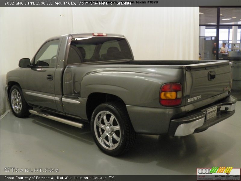 Storm Gray Metallic / Graphite 2002 GMC Sierra 1500 SLE Regular Cab