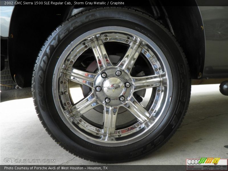 Storm Gray Metallic / Graphite 2002 GMC Sierra 1500 SLE Regular Cab