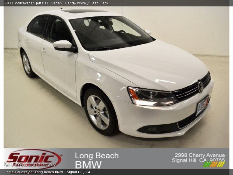 Candy White / Titan Black 2011 Volkswagen Jetta TDI Sedan