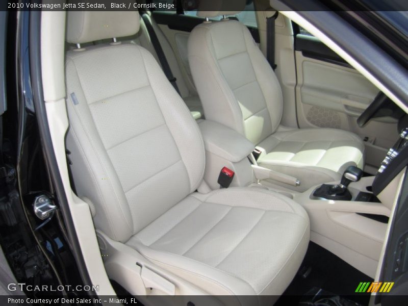 Black / Cornsilk Beige 2010 Volkswagen Jetta SE Sedan