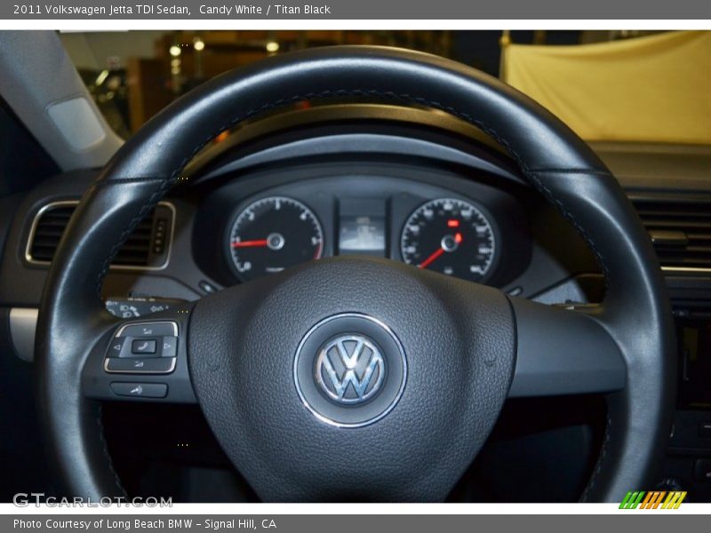 Candy White / Titan Black 2011 Volkswagen Jetta TDI Sedan