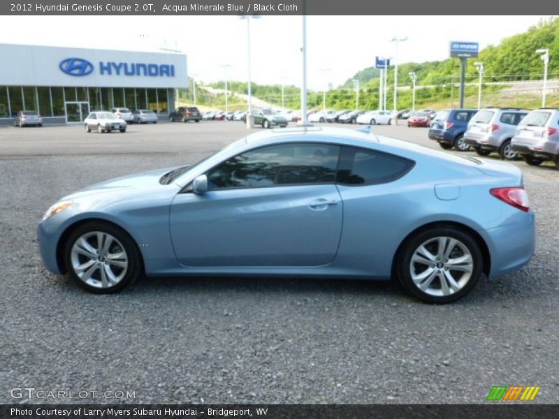 Acqua Minerale Blue / Black Cloth 2012 Hyundai Genesis Coupe 2.0T