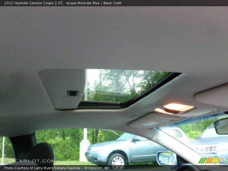 Sunroof of 2012 Genesis Coupe 2.0T