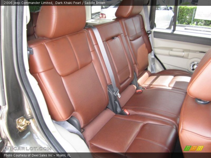 Dark Khaki Pearl / Saddle Brown 2006 Jeep Commander Limited