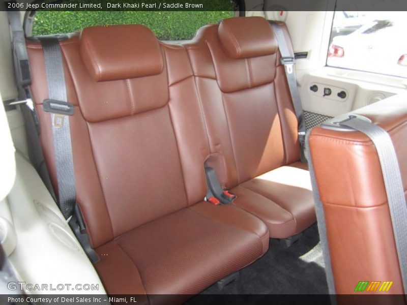 Dark Khaki Pearl / Saddle Brown 2006 Jeep Commander Limited
