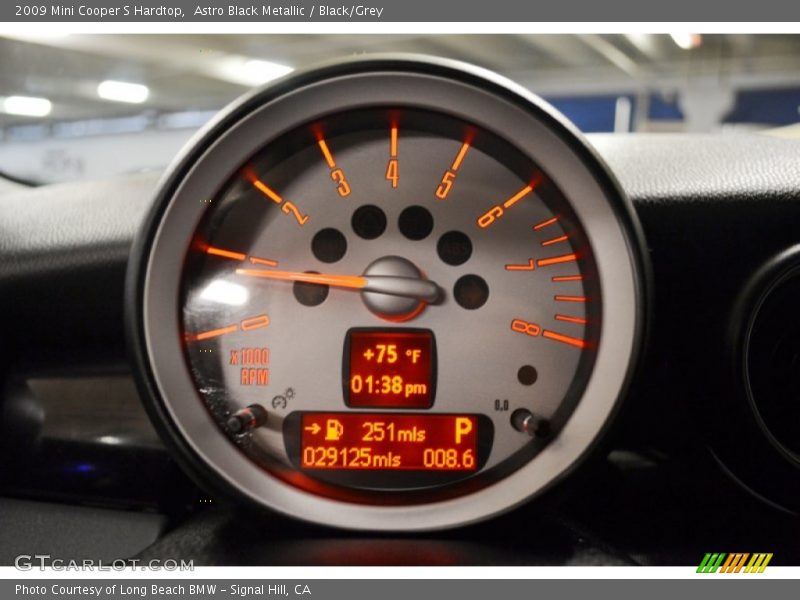 Astro Black Metallic / Black/Grey 2009 Mini Cooper S Hardtop