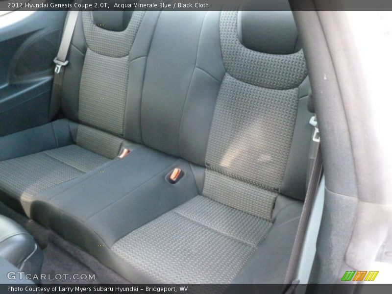 Rear Seat of 2012 Genesis Coupe 2.0T