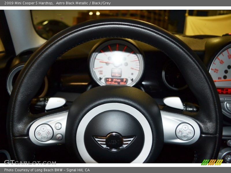 Astro Black Metallic / Black/Grey 2009 Mini Cooper S Hardtop