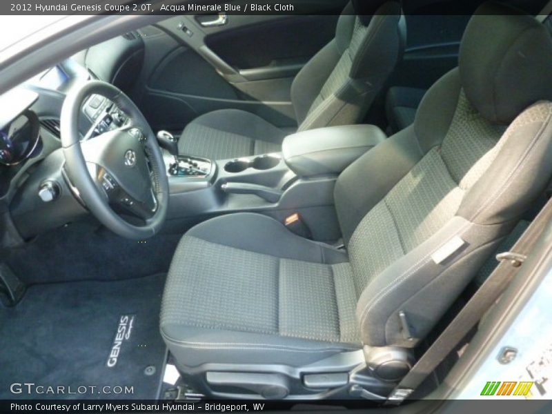  2012 Genesis Coupe 2.0T Black Cloth Interior