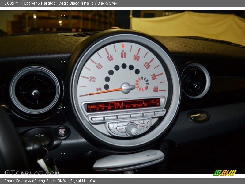 Astro Black Metallic / Black/Grey 2009 Mini Cooper S Hardtop