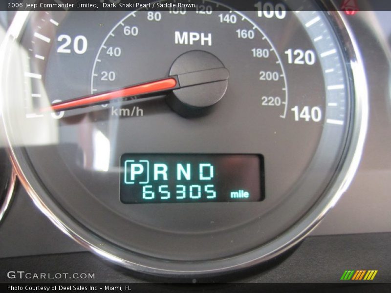 Dark Khaki Pearl / Saddle Brown 2006 Jeep Commander Limited