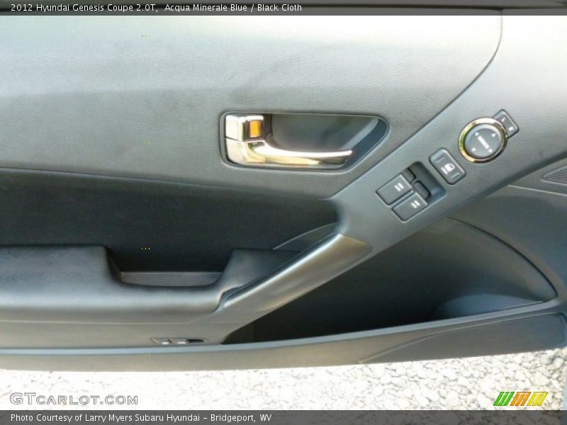 Acqua Minerale Blue / Black Cloth 2012 Hyundai Genesis Coupe 2.0T