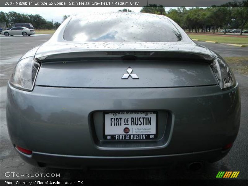 Satin Meisai Gray Pearl / Medium Gray 2007 Mitsubishi Eclipse GS Coupe