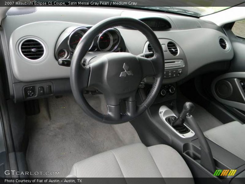 Satin Meisai Gray Pearl / Medium Gray 2007 Mitsubishi Eclipse GS Coupe