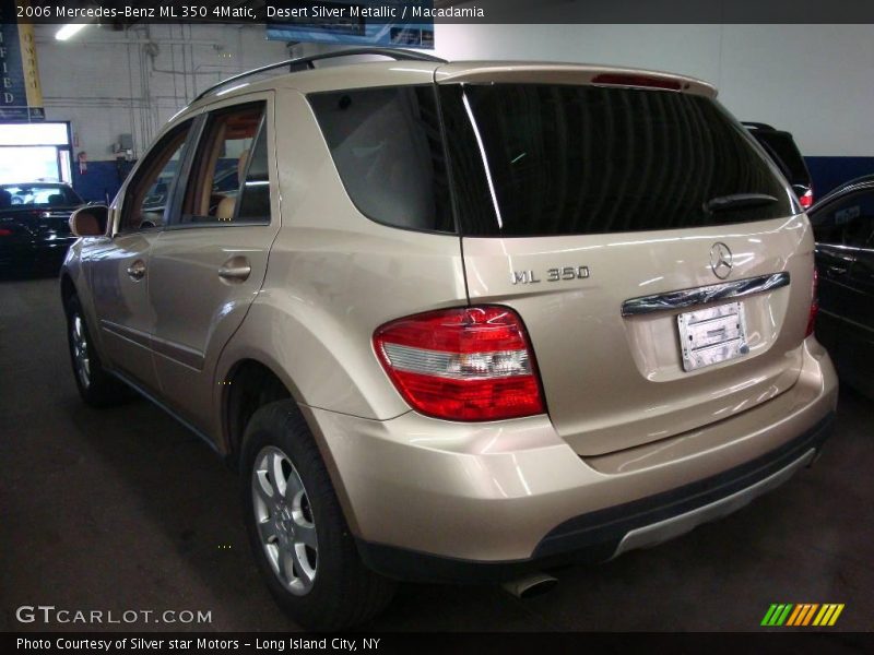 Desert Silver Metallic / Macadamia 2006 Mercedes-Benz ML 350 4Matic