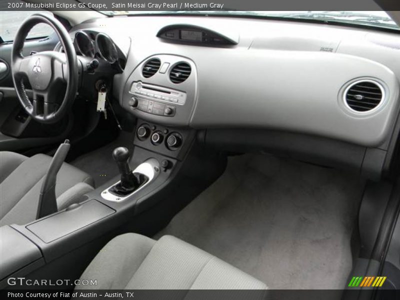 Satin Meisai Gray Pearl / Medium Gray 2007 Mitsubishi Eclipse GS Coupe