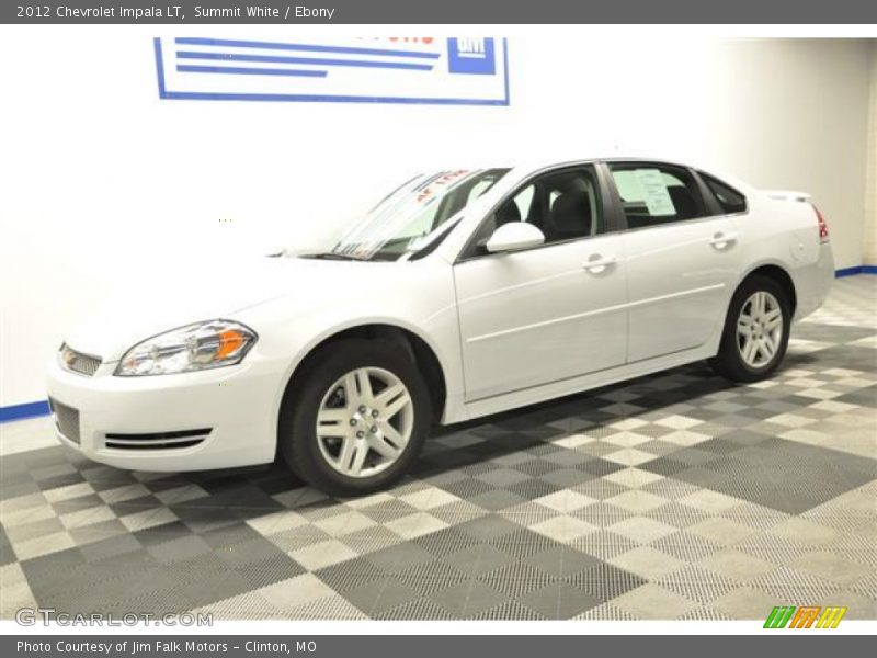 Summit White / Ebony 2012 Chevrolet Impala LT