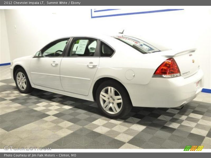 Summit White / Ebony 2012 Chevrolet Impala LT