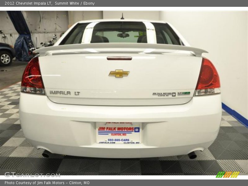Summit White / Ebony 2012 Chevrolet Impala LT