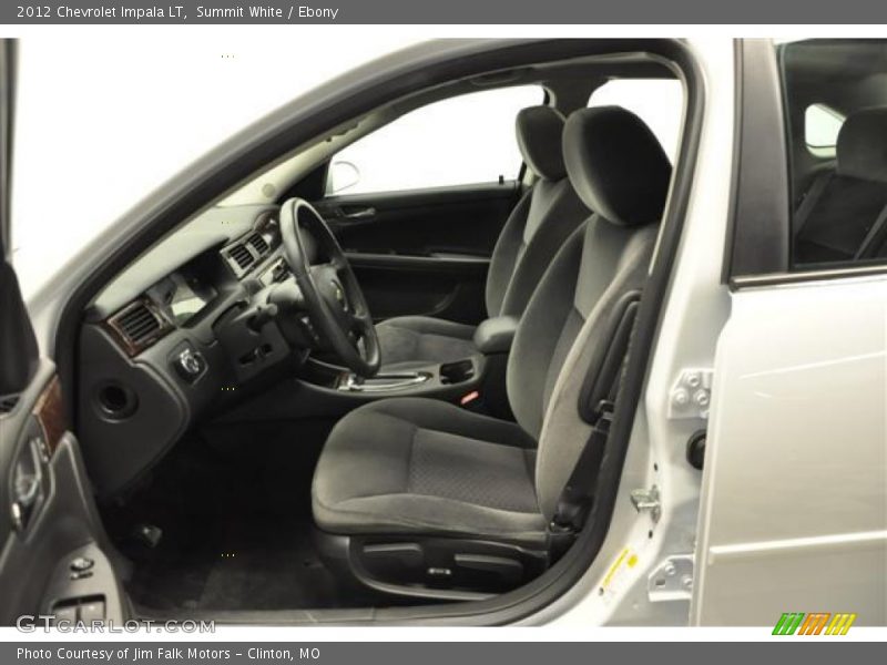 Summit White / Ebony 2012 Chevrolet Impala LT