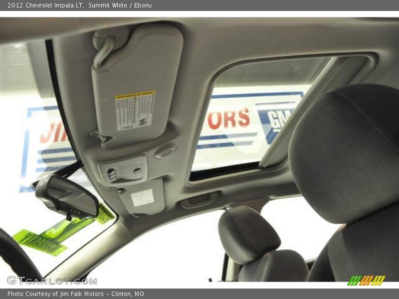 Summit White / Ebony 2012 Chevrolet Impala LT